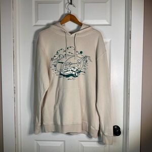 Stagecoach 2024 Festival Hoodie Cream Tan Lineup Graphic Pullover Mens XL